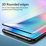 Wholesale Galaxy S10+ (Plus) [Updated Version] Fingerprint Sensor 3D Glass High Response Case Friendly Full Adhesive Glue Tempered Glass Screen Protector with Installation Kit (Black Edge)